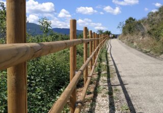 vía verde del río Ciloria en Zorraquín